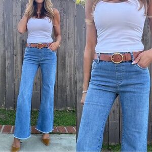 BEVY FLOG AMANDA PULL ON WIDE LEG JEANS | LIGHT DENIM - SIZE 26